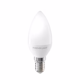Forever Light LED Bulb E14 C37 4.8W 630lm 4000K class E