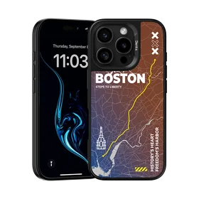 Benks Dynamic City Boston dėklas telefonui Iphone 16 Pro