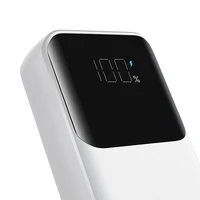 Mini išorinė baterija Joyroom JR-PBC06 30W 10000mAh su integruotais laidais (balta)