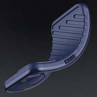 Thunder dėklas Samsung Galaxy S24 FE silikoninis šarvuotas dangtelis - mėlynas