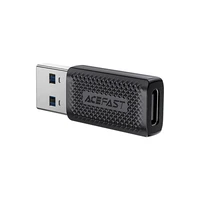 Acefast J2 USB-C 3.0 (moteriškas) į USB-A 3.0 (vyriškas) 5Gb/s adapteris - juodas