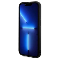 Guess Sequin Script Metal dėklas telefonui iPhone 14 Pro Max – juodas