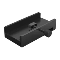 "Orico MH4PU" šakotuvas su gnybtais 4x USB-A 3.0 - juodas