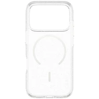 CARE by PanzerGlass Flagship Urban Explorer dėklas telefonui su baltu magnetiniu MagSafe, skirtas iPhone 17 Pro – skaidrus su blizgučiais