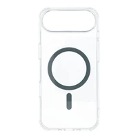 Drop Glue spalvingas magnetinis dėklas telefonui, suderinamas su MagSafe, skirtas IPHONE 17 Air, pilkas