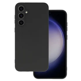 Matinis galinės dalies dėklas Samsung Galaxy S23 FE juodas