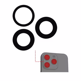 Galinės kameros lęšis suderinamas su Apple iPhone 15 Pro Max galinės kameros lęšis (3 vnt.) / PREMIUM /