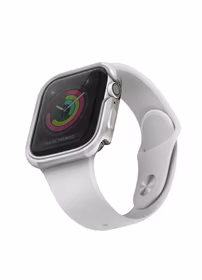 UNIQ dėklas Valencia Apple Watch Series 4/5/6/SE 44mm. sidabrinis/titanium sidabrinis