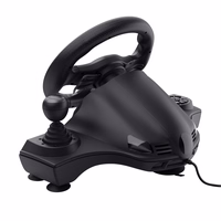 Trust GXT 289 Movi Juoda USB Vairas + pedalai Nintendo Switch, PlayStation 4, Xbox One S, Xbox One X, Xbox Series S, Xbox Series X