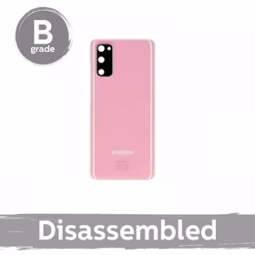 Galinis dangtelis skirtas Samsung G980 S20 / Cloud Pink / su stikliukais 100% originalus (9/10 naudotas)