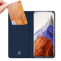 DUX DUCIS Skin Pro knygos tipo dėklas telefonui Xiaomi Mi 11 Pro mėlynas