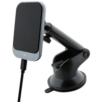 BMW BMMWCCDTPK 15W indukcinis laikiklis stiklui/grotelėms juodas/juodas MagSafe Signature Edition