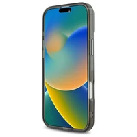 Karl Lagerfeld IML Metal Karl Head Magnetinis dėklas telefonui iPhone 16 - juodas