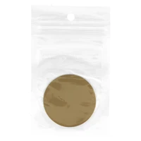 Metalo plokštelė magnetų laikikliams - apvali 40 mm auksinė