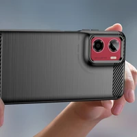 Tech-Protect TPUCarbon dėklas Motorola Moto G05 / E15 - Juodas