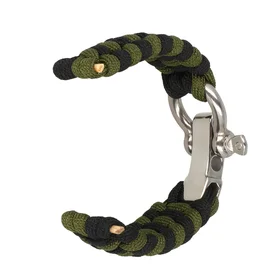 Universalus nailono dirželis 22mm dizainas 1 žalia-juoda