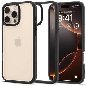 Spigen Ultra Hybrid Dėklas iPhone 16 Pro Max - matinis juodas