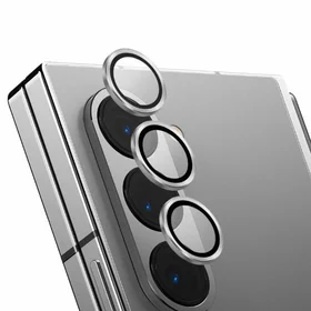 Uniq Optix Auminium grūdintas stiklas objektyvui su aplikatoriumi Samsung Galaxy Z Fold 6 - baltas