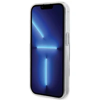 Karl Lagerfeld Magnetinis dėklas telefonui su žiediniu stovu Karl&Choupette MagSafe iPhone 13 Pro Max - baltas