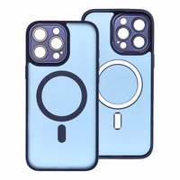 VARIETE MAG DĖKLAS Dėklas suderinamas su MagSafe for XIAOMI Redmi Note 15 Pro 4G tamsiai mėlynas