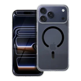 Drop Glue Spalvotas Žiedas Magnetinis Dėklas suderinamas su MagSafe IPHONE 17 Pro Max juoda