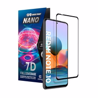Crong 7D Nano lankstus Glass - Unbreakable 9H hybrid glass the entire Xiaomi Redmi Note 10 5G screen