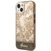 Guess GUHCP14MHGPLHC iPhone 14 Plus 6.7 "ochra kietas dėklas Porcelain Collection