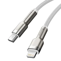 USB-C kabelis Lightning įrenginiams Baseus Cafule, PD, 20W, 2m (baltas)