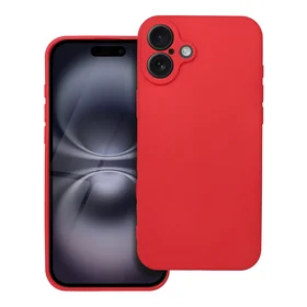 Minkštas dėklas telefonui IPHONE 16 Plus (m) - raudonas (m)