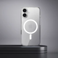 Skaidrus dėklas 2 mm SAMSUNG S25 Plus suderinamas su Magnetine (kameros apsauga) permatomas