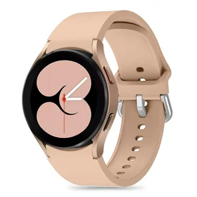 Tech-Protect silikoninė apyrankė Samsung Galaxy Watch 4 / 5 / 5 Pro / 6 / 7 / FE - smėlio