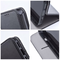 SMART MAGNETO knyginis dėklas telefonui XIAOMI XIAOMI Redmi 13C 4G / 13C 5G / POCO C65 juodas
