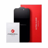 Forcell Privacy apsauginis stiklas - Iphone 14 Pro Max juodas