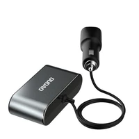 Dudao automobilinis įkroviklis 2x USB / 3x cigarečių lizdo skirstytuvas - juodas (R1Pro black)