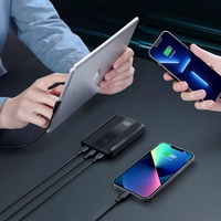 Išorinė baterija Forcell F-Energy Energo P10K2 QC3.0 PD 3A 22,5W 10000 mAh juoda