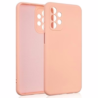 Beline Dėklas Silicone Samsung A23 5G A236 rožinis auksinis