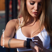 Crong Duo sporto - Apple Watch Band 38/40/41/42 mm (baltas/juodas)