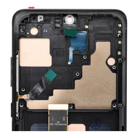 LCD ekranas SAMSUNG S20 Ultra juodas SOFT OLED su rėmeliu