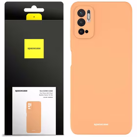 Spacecase silikoninis dėklas Poco M3 Pro/Note 10 5G oranžinis