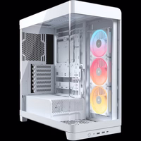 Corsair 4500X LX-R RGB Tempered Glass Mid-Tower, White „Midi Tower“ Balta