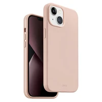 Uniq Lino Hue Magclick įkrovimo dėklas telefonui iPhone 14 Plus - rožinė