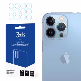 Kameros stiklas iPhone 13 Pro 7H 3mk Lens Protection serijos objektyvui