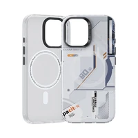 Benks Magnetinis Mecha serijos dėklas Iphone 16 Plus baltas