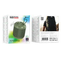 "Borofone" nešiojamasis "Bluetooth" garsiakalbis BR102 Gratificado žalias