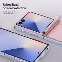 Dėklas Dux Ducis "Bril" Samsung F741 Z Flip6 rožinis