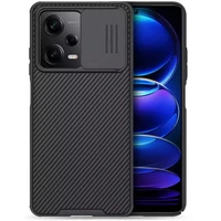 Nillkin CamShield Pro dėklas telefonui Xiaomi Redmi Note 12 Pro / Poco X5 Pro 5G dangtelis su kameros apsauga juodas