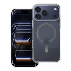 Drop Glue Spalvotas Žiedas Magnetinis Dėklas suderinamas su MagSafe IPHONE 17 Pro Max pilka