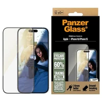 PanzerGlass EyeCare apsauginis stiklas iPhone 16 6.1" Itin platus pritaikymas 2865