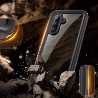 Atsparus vandeniui dėklas SHELLBOX A56 SAMSUNG A56 juodas