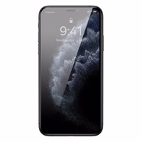 Baseus Privatumo Anti Spy grūdintas stiklas iPhone 11 Pro Max / iPhone XS Max su pozicionieriumi